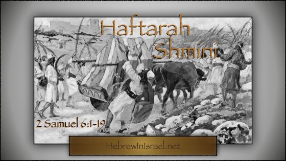 Haftarah Shmini, Haftarah Shemini, 2 Samuel 6,